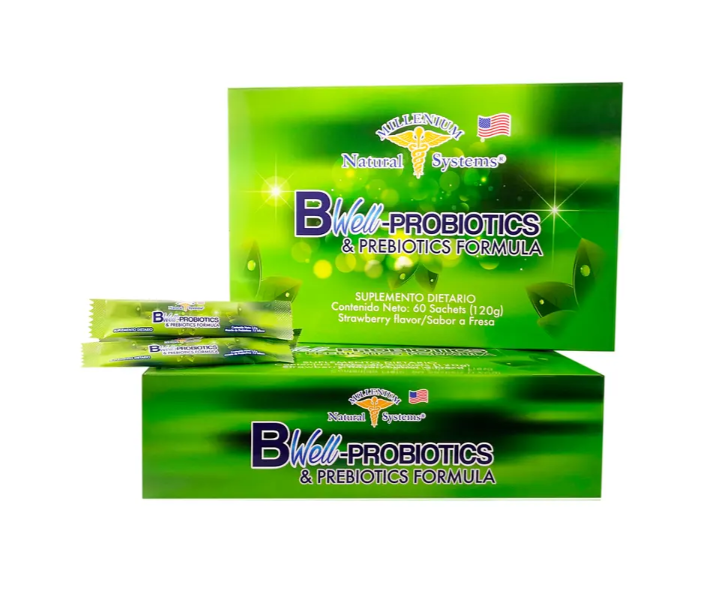 Bwell Probióticos y Prebióticos X60